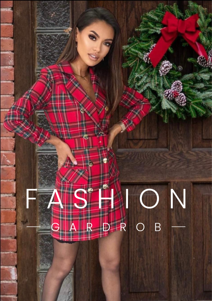 Tartan 2025 blazer dress
